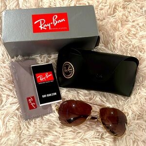 RayBan Arista RB 3293 Aviator Brown Gradient/ Dark Brown (non rx) 63 mm
